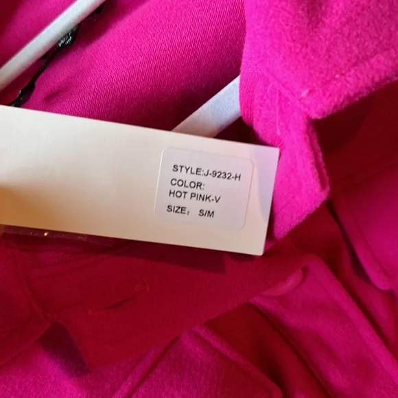 New with tags! Pink shacket - Picture 8 of 8
